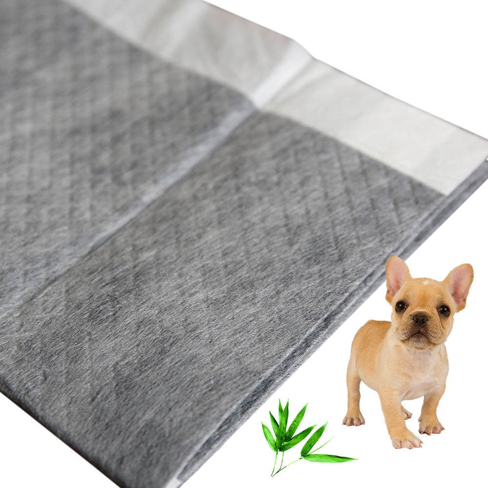 Charcoal bamboo puppy pad
