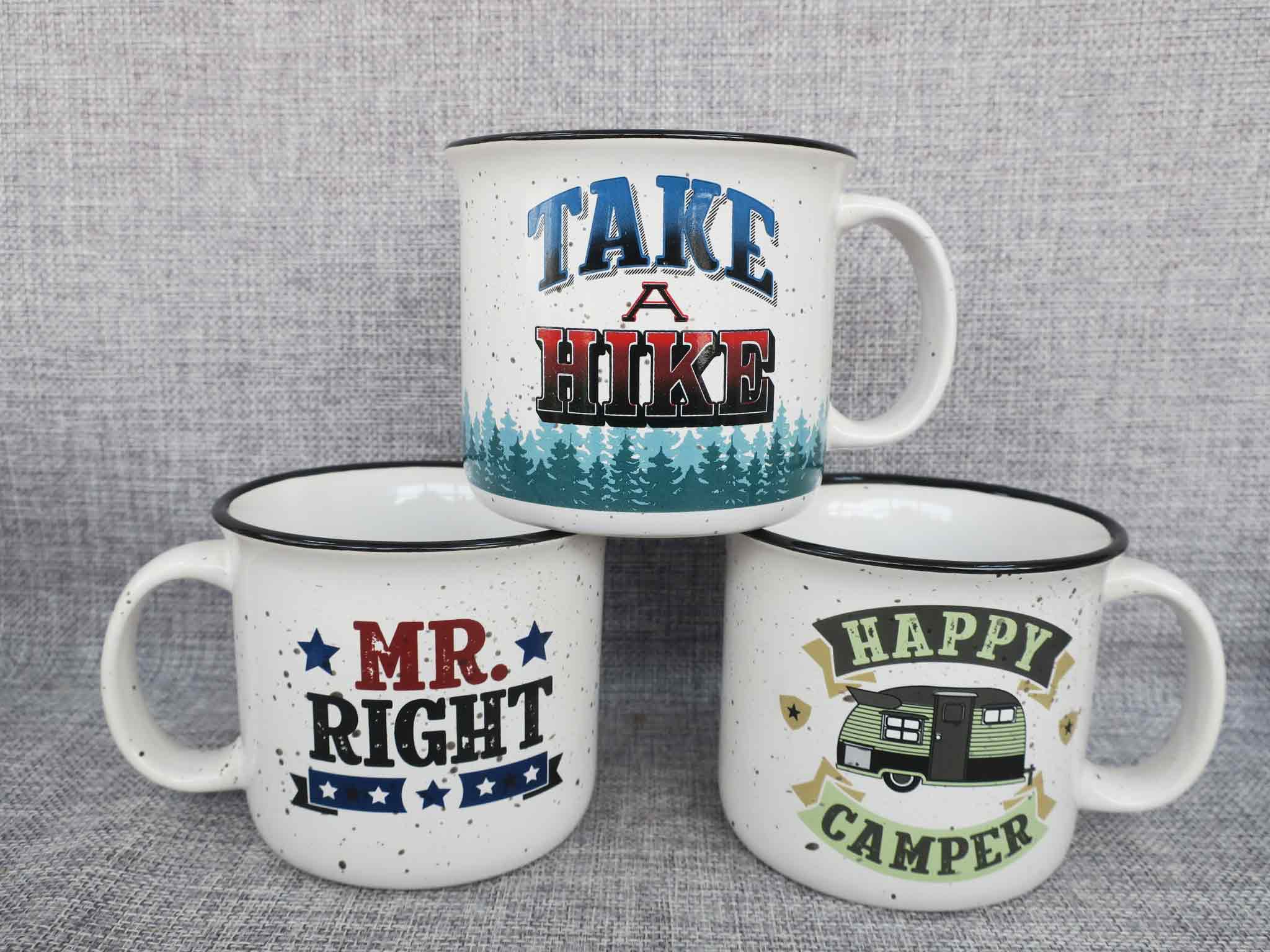 Ceramic enemal mug