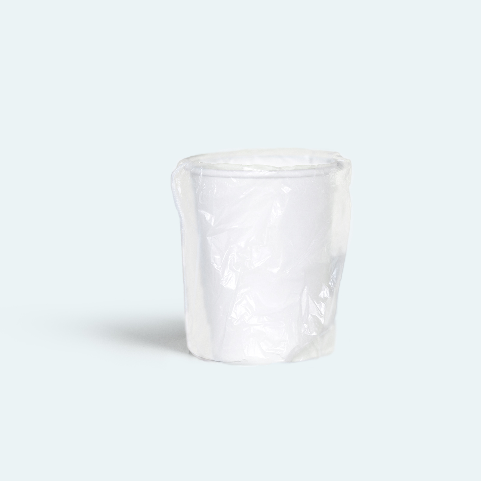 Individual wrapped cup