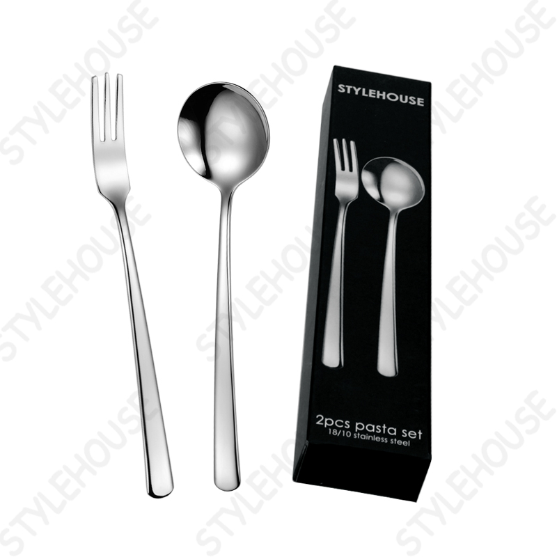 Pasta serving set / pasta fork & spoon / Spaghetti serving set