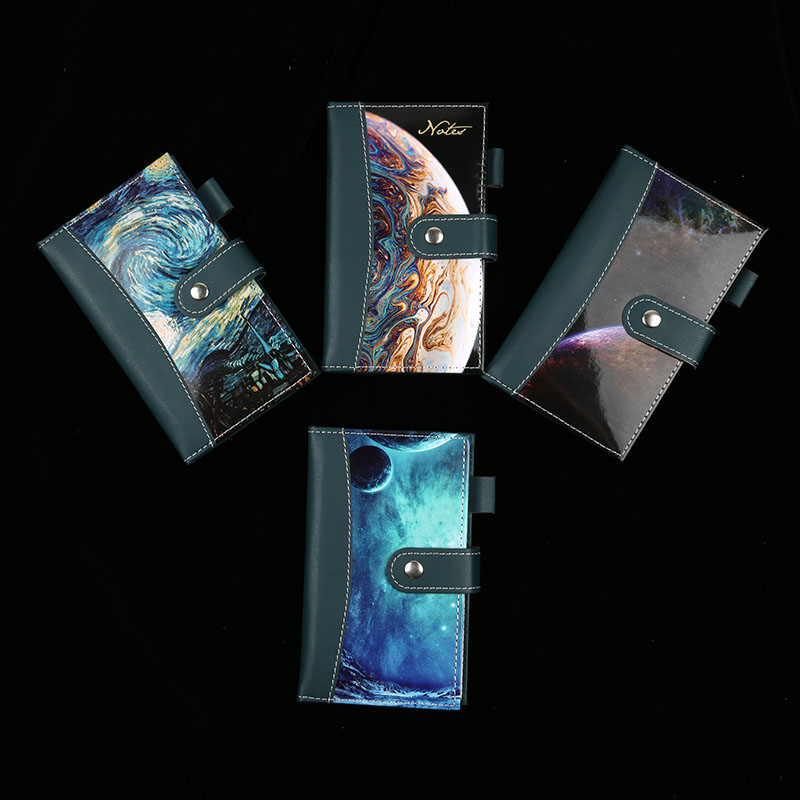 WANSHIFA 2021 Creative Design Color Printed Splicing Notebook