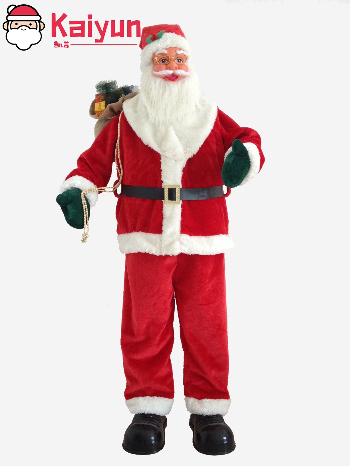 Human Size Dancing Santa Claus