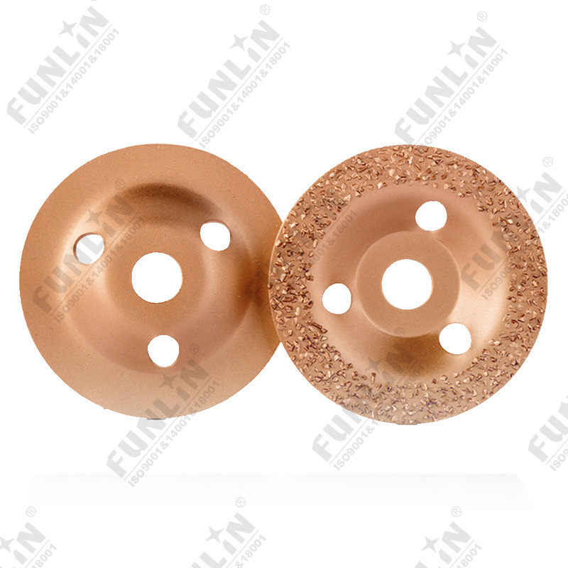 Carbide gritted wheel