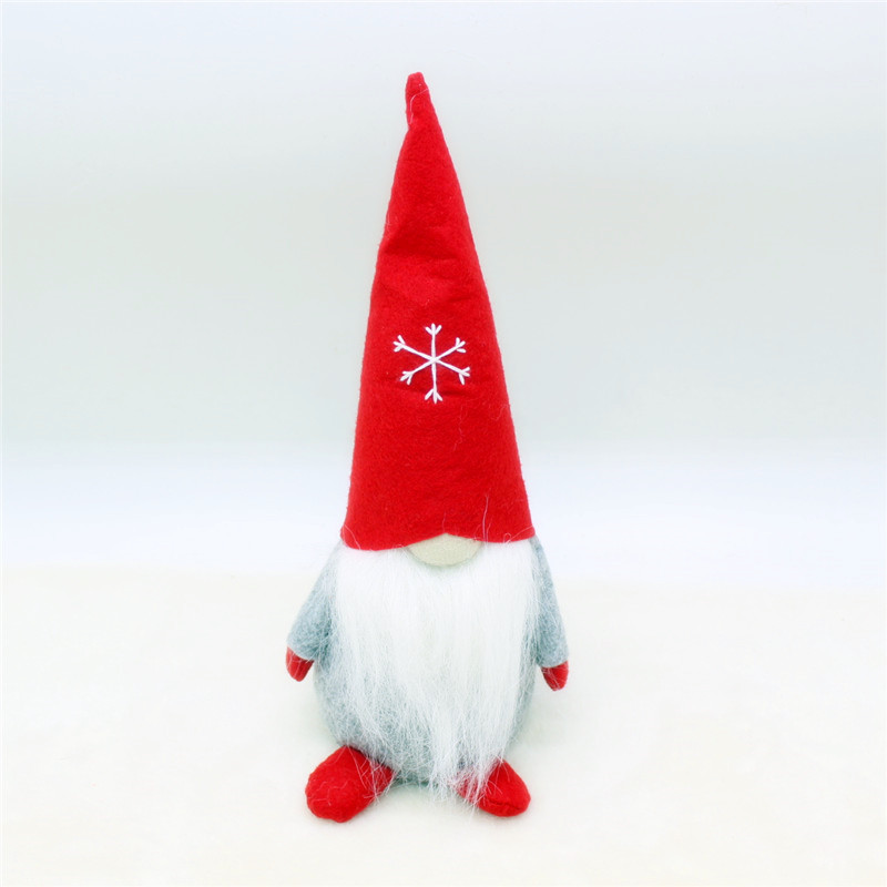 White bearded Christmas gnomes with red hat for Christmas decoration
