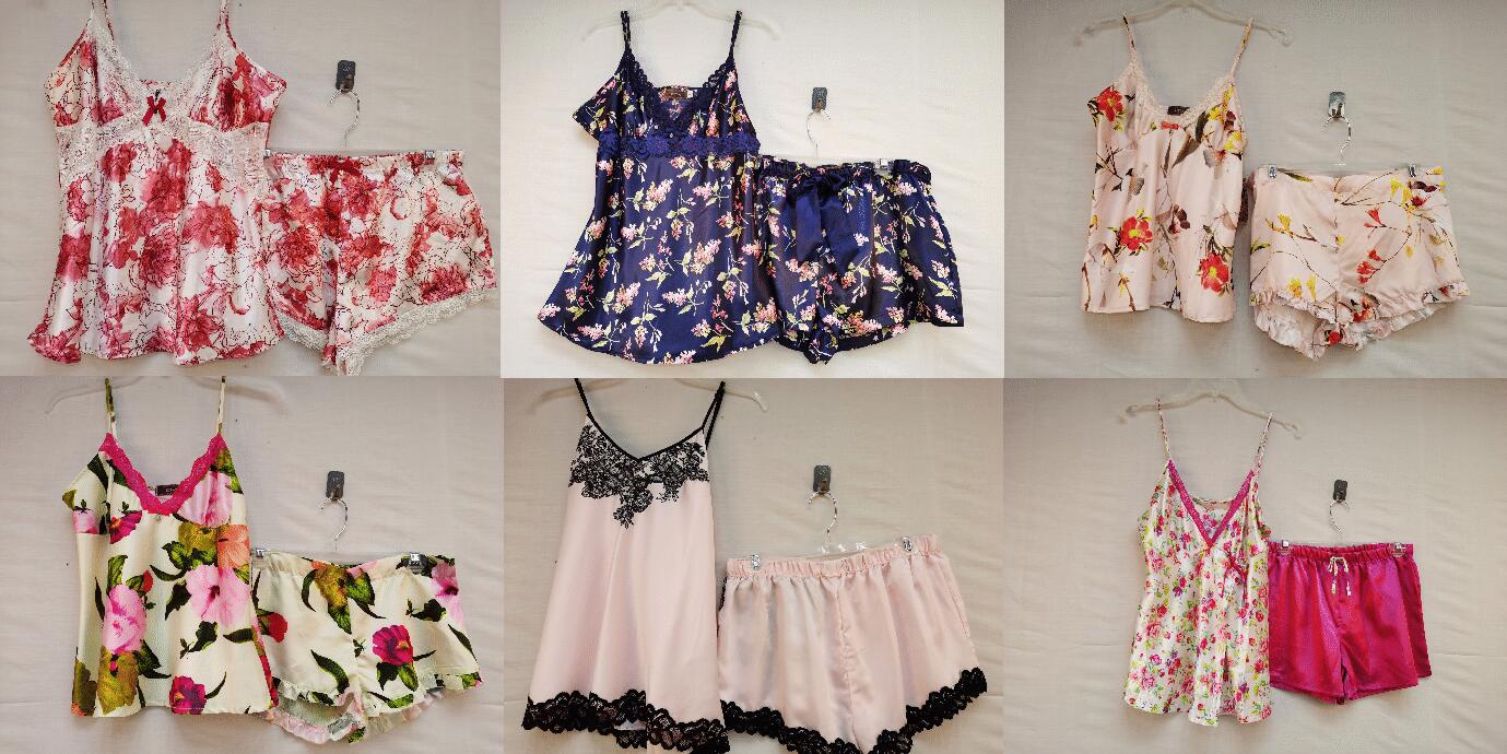 Ladies satin pajama set