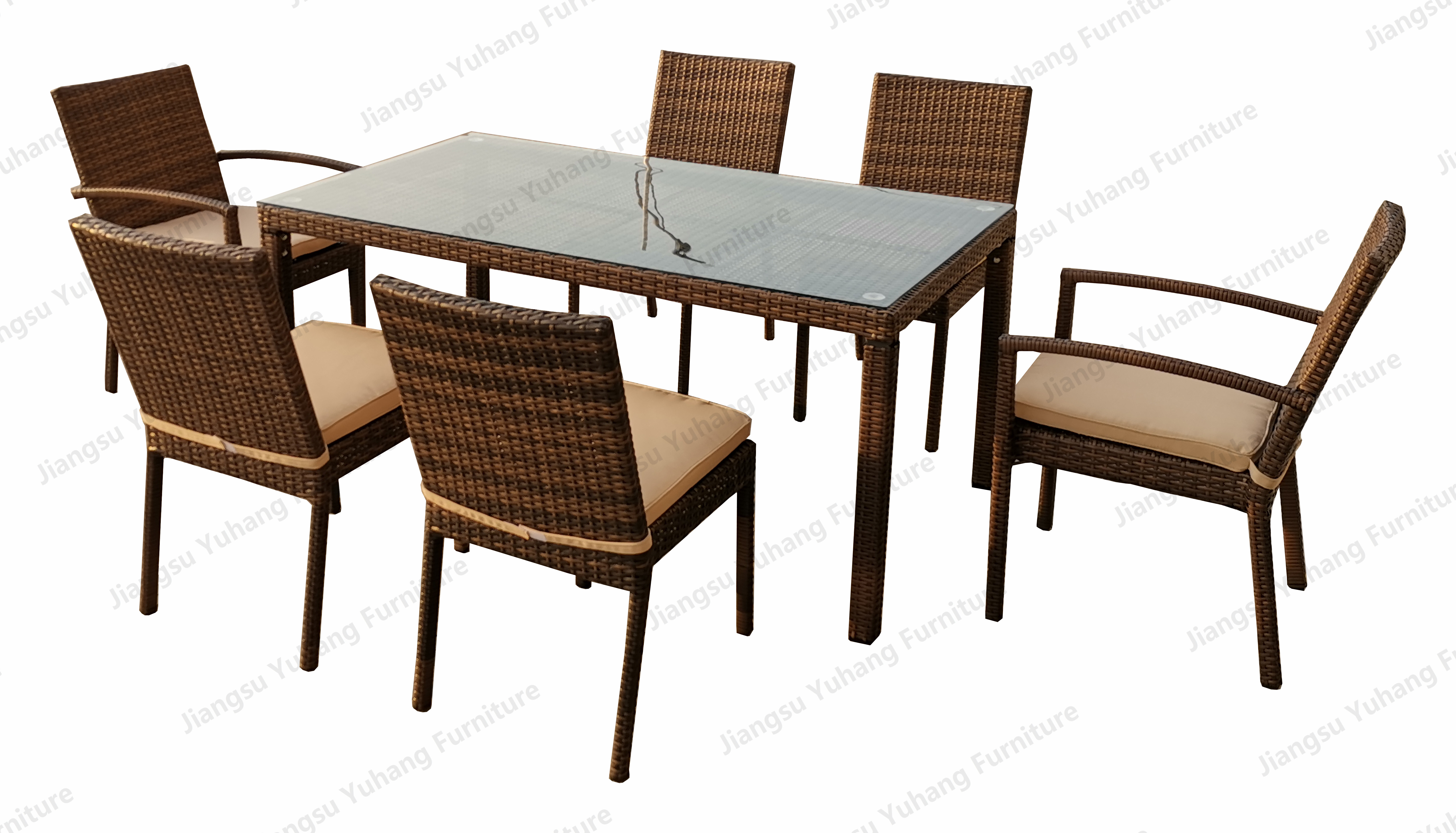 outdoor wicker dining set
