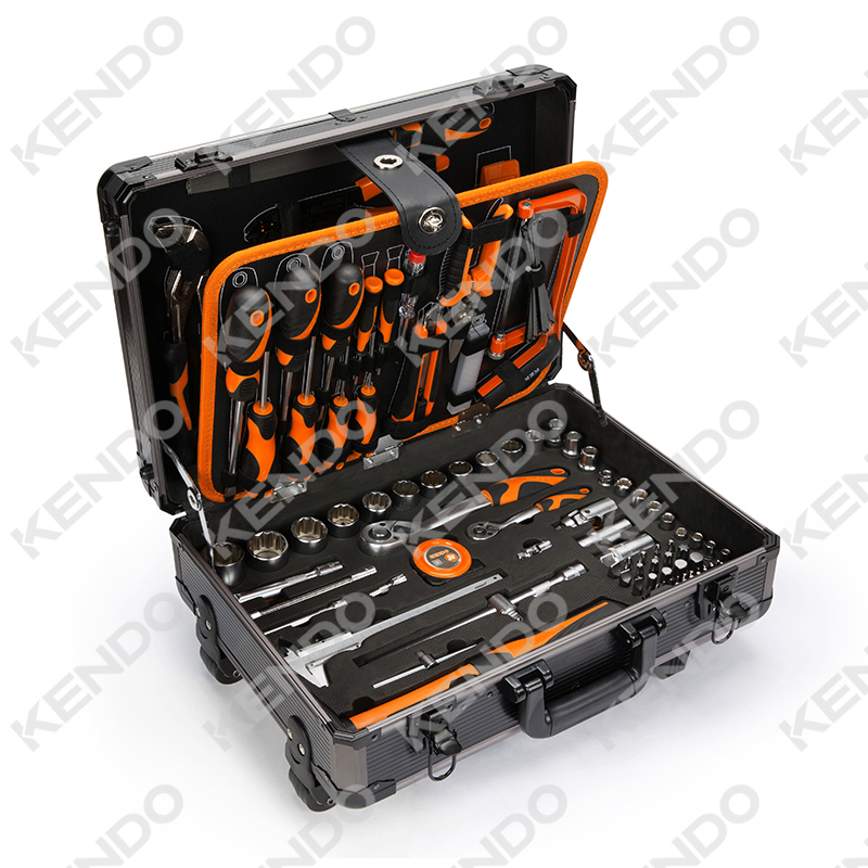 161pc Aluminum Trolley Tool Set