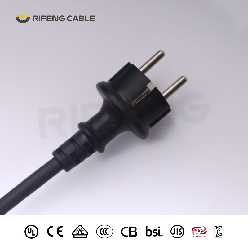 VDE CE Standard Plug Cable Cord