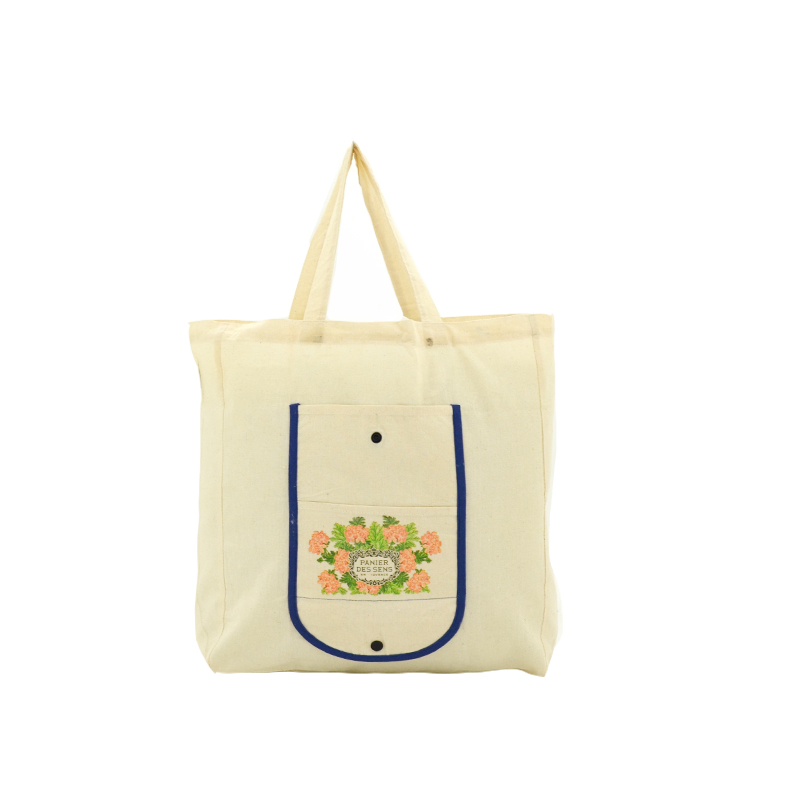 Cotton foldable tote bag