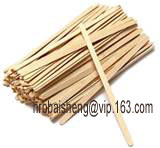 Wooden coffee stirrers