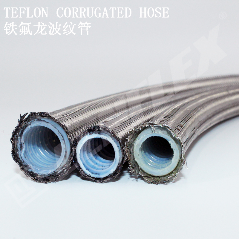 Corrugated Ptfe Hose, Corrugated Teflon Hose