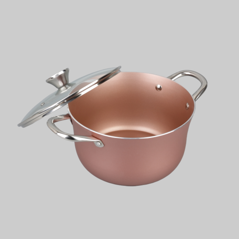 Pressed aluminum nonstick casserole