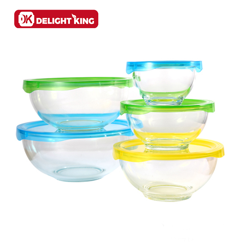 DK GLASS heat resistance borosilicate glass sald bowl soup bow mixing bowls sets