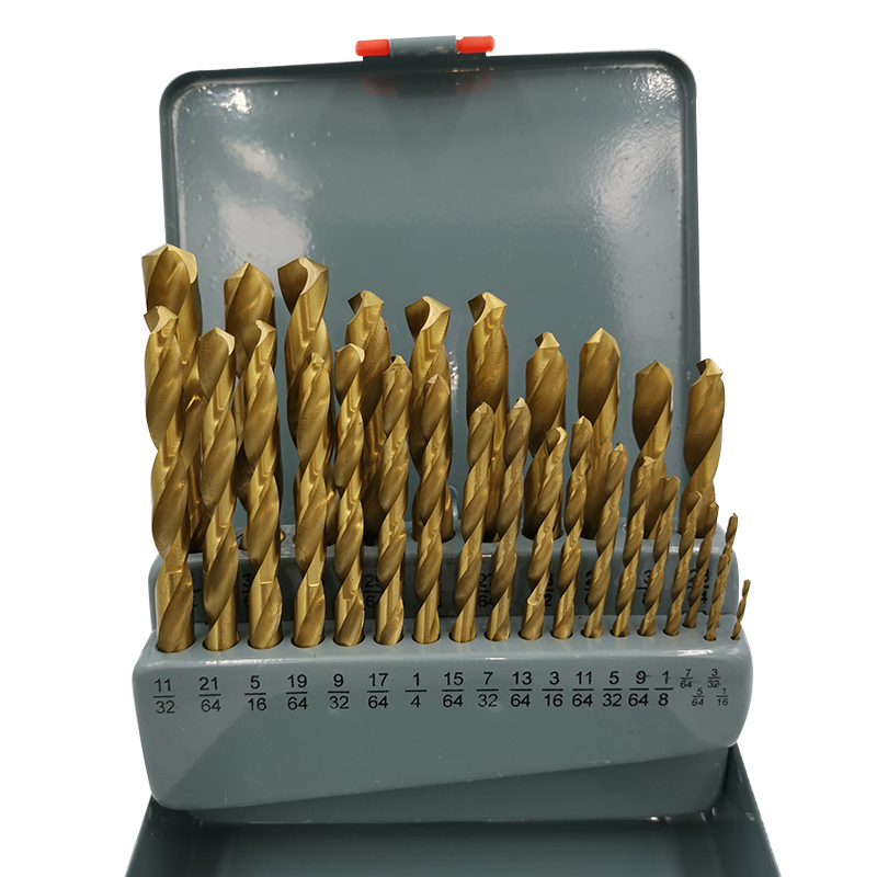 25pcs HSS M35 Drill Bits Set with 5% Cobalt