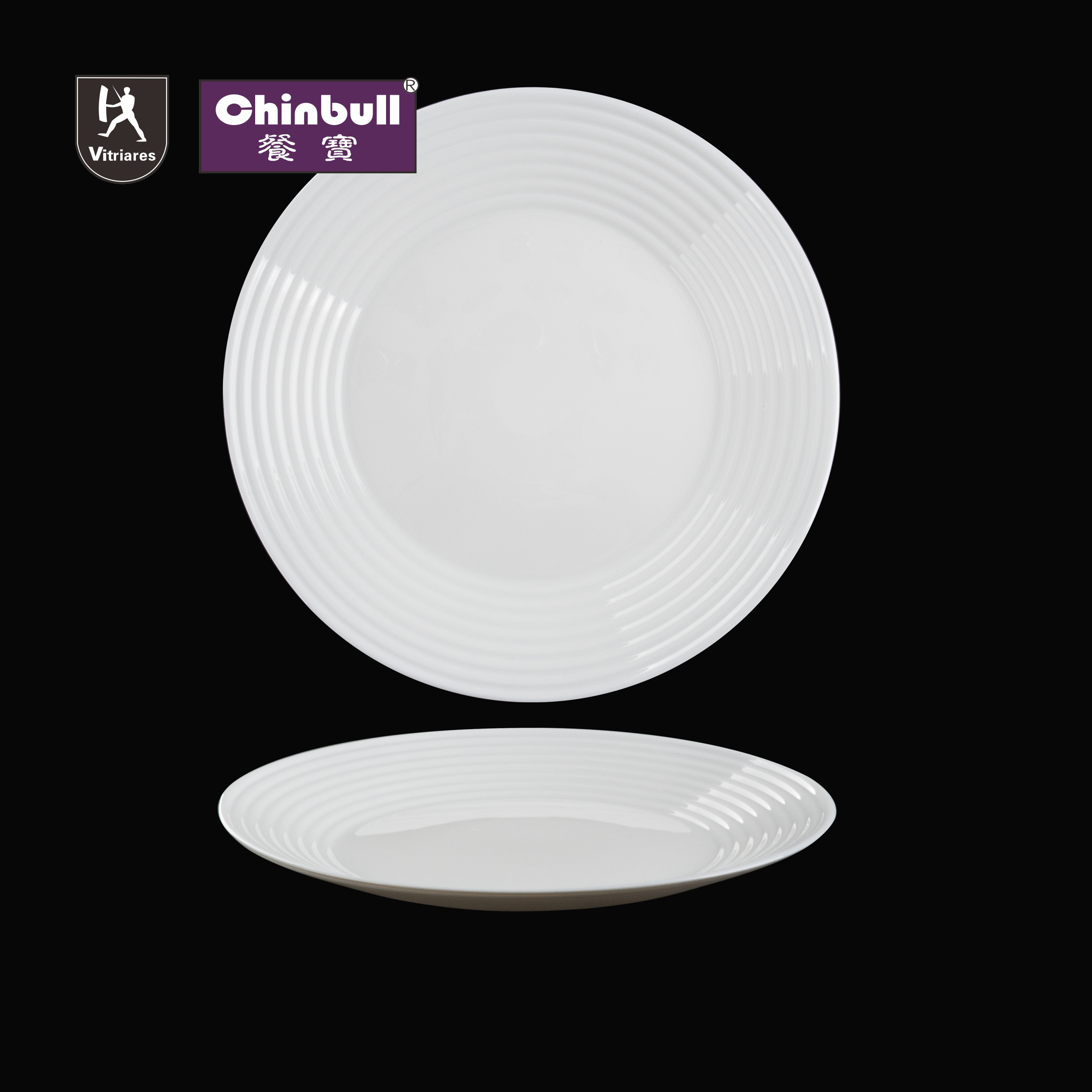 Circles Dinner plate(opal glassware）