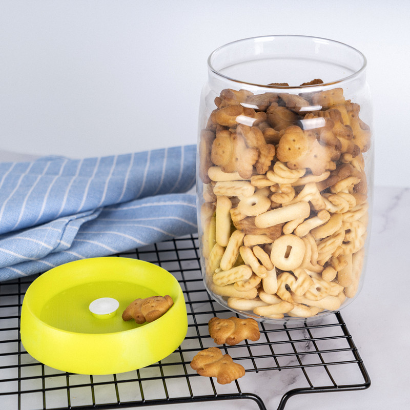 1.2L PET vacuum food storage containers with air pump