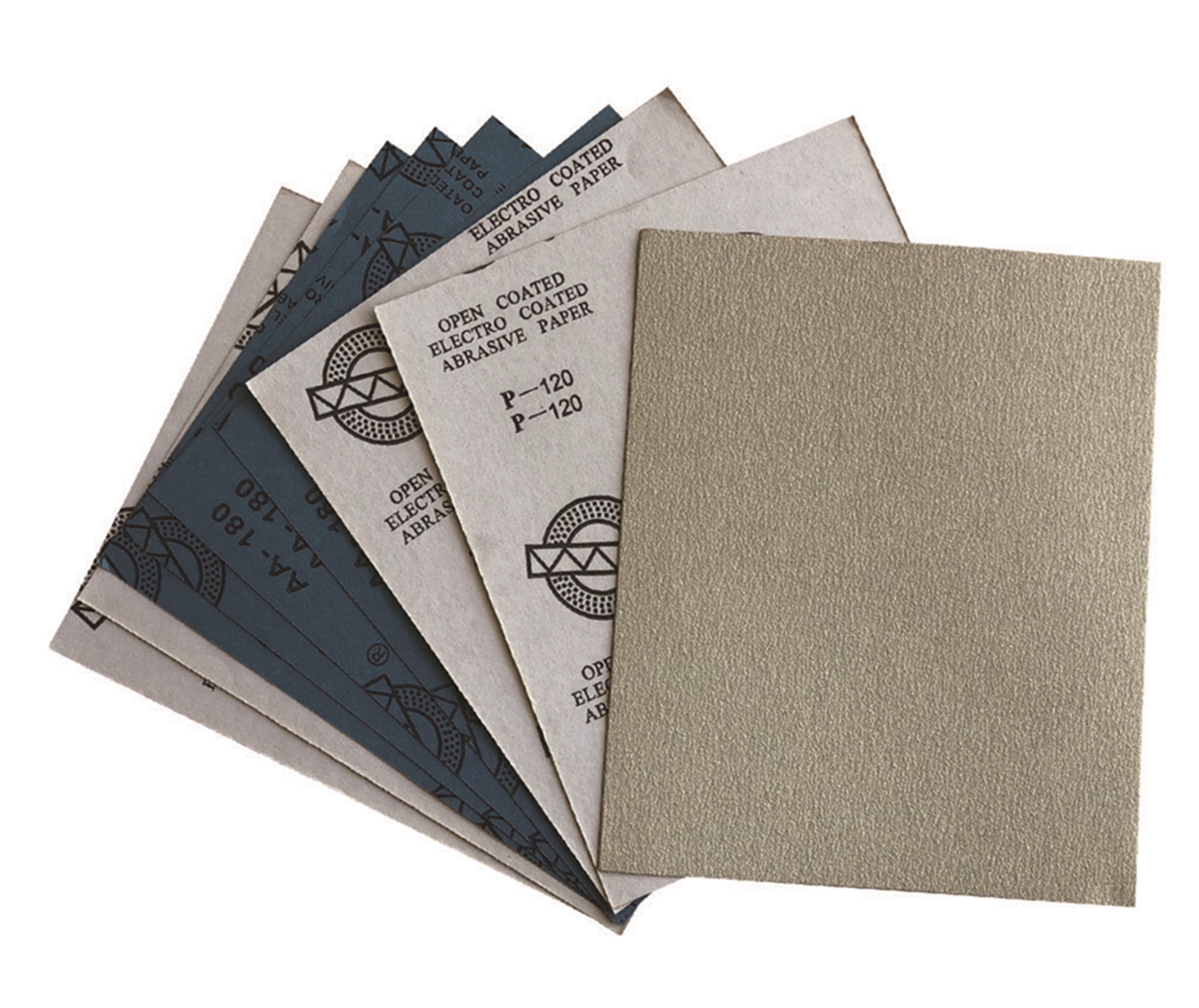 Super-coated dry abrasive paper