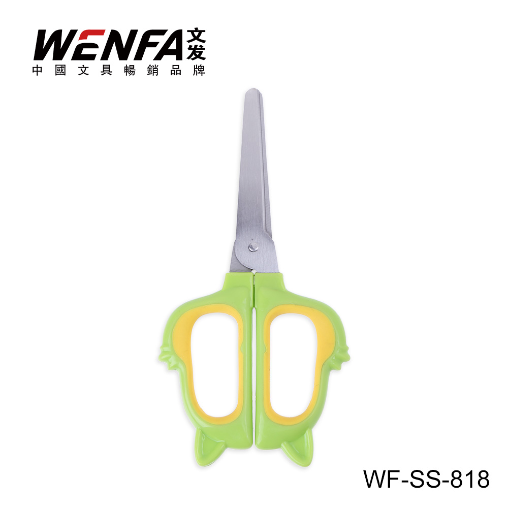 5" Stainless Steel Scissor Office/ Student Scissor Customized Pakage WF-SS-818