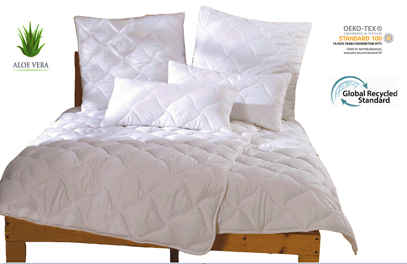 Microfiber quilt aloe vera