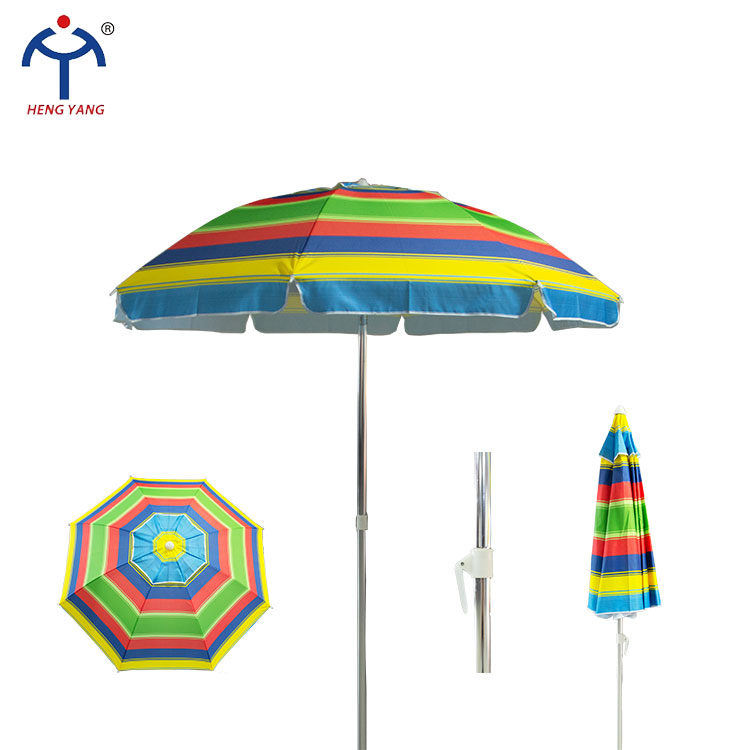 200cm high end aluminum pole beach umbrella