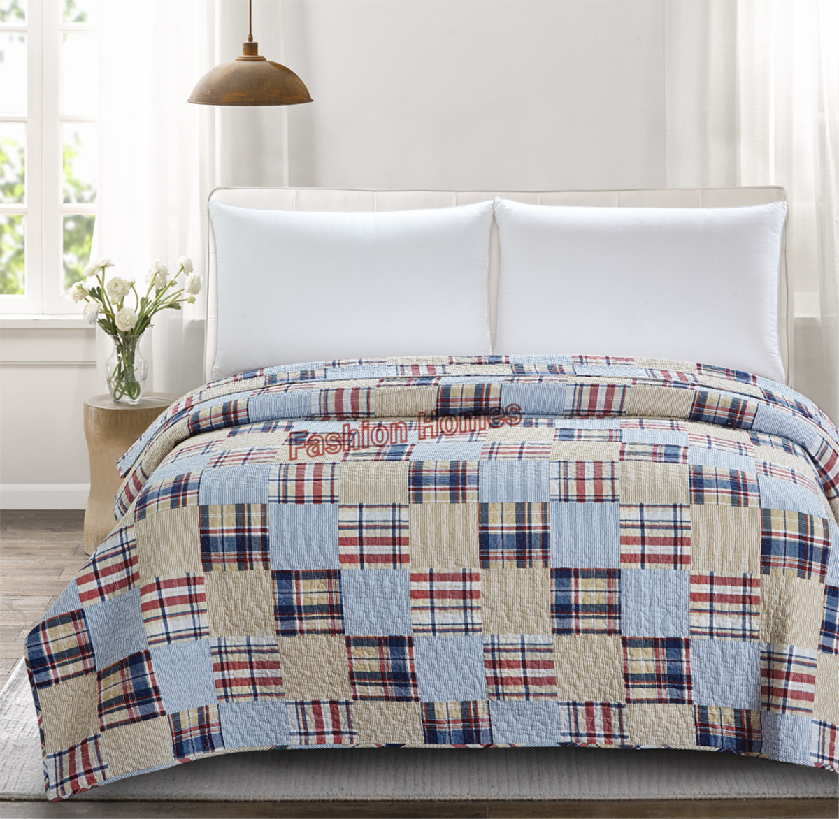 100% polyester printed quilt