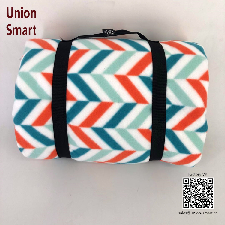 Camping mat throw