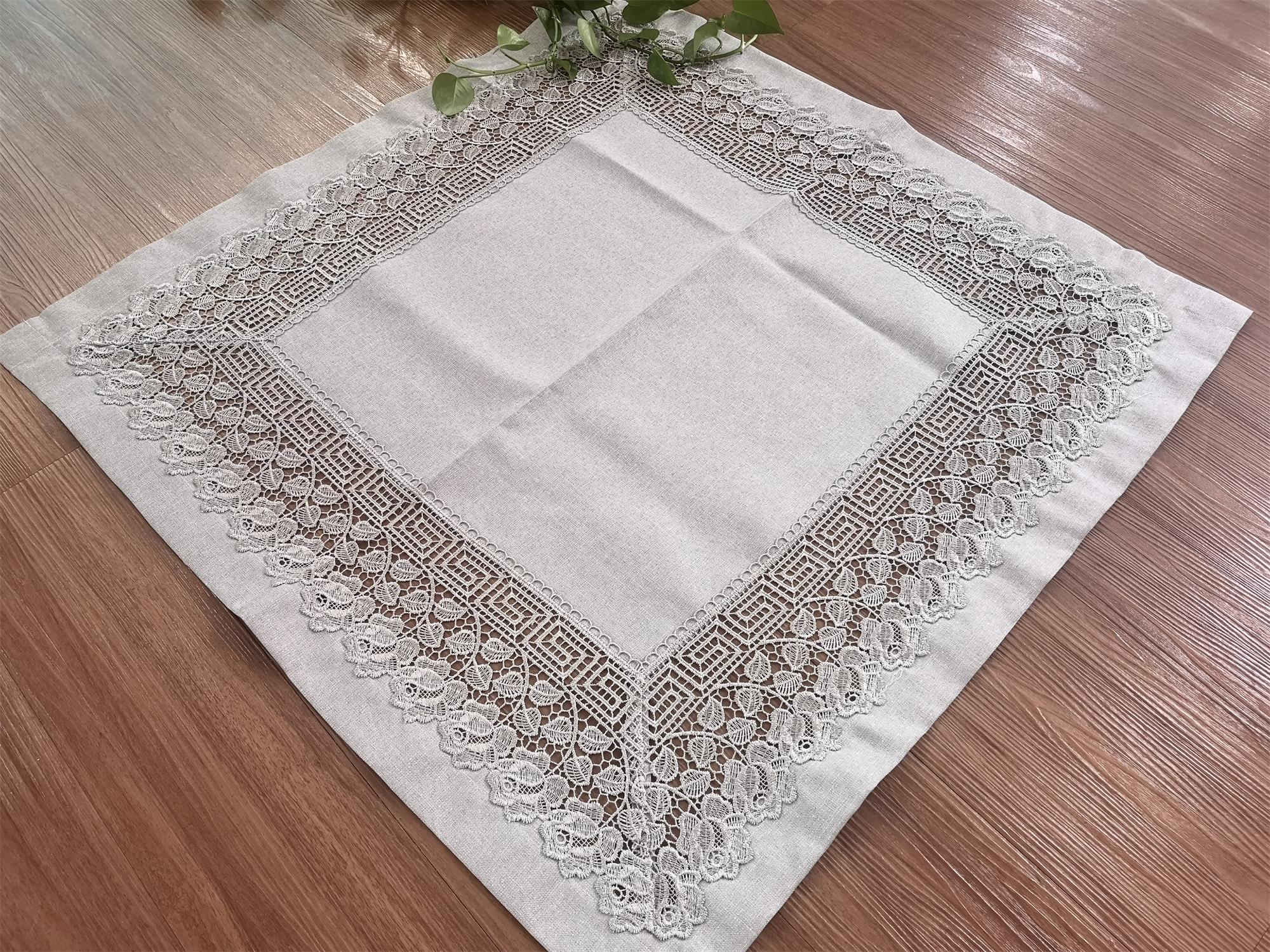 lace table cloth from factory/Hailande