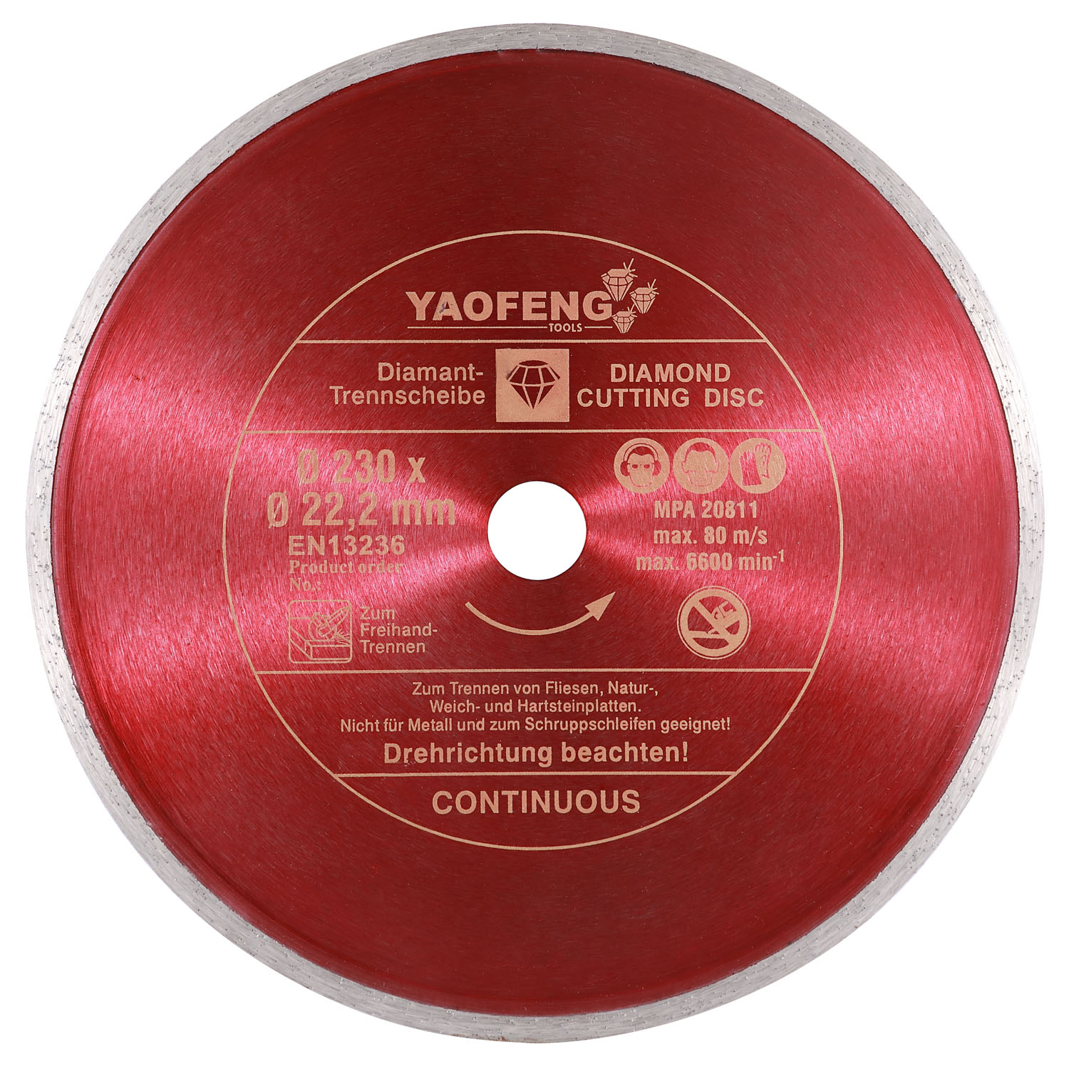 180mm Diamond Wet Cutting Disc