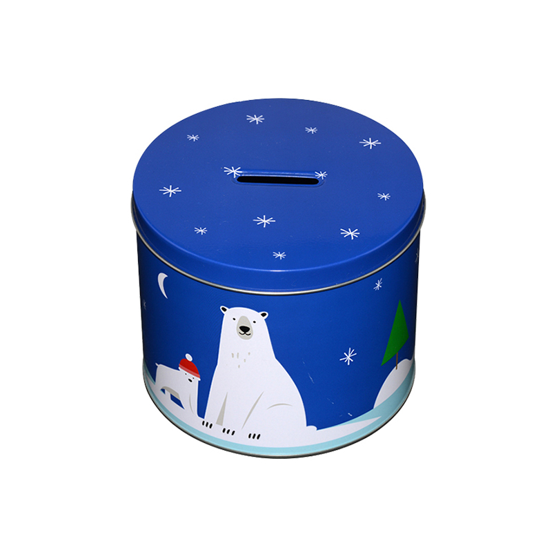 Custom Cute Unbreakable Metal Piggy Bank Coins Tin Boxes for Money Saving
