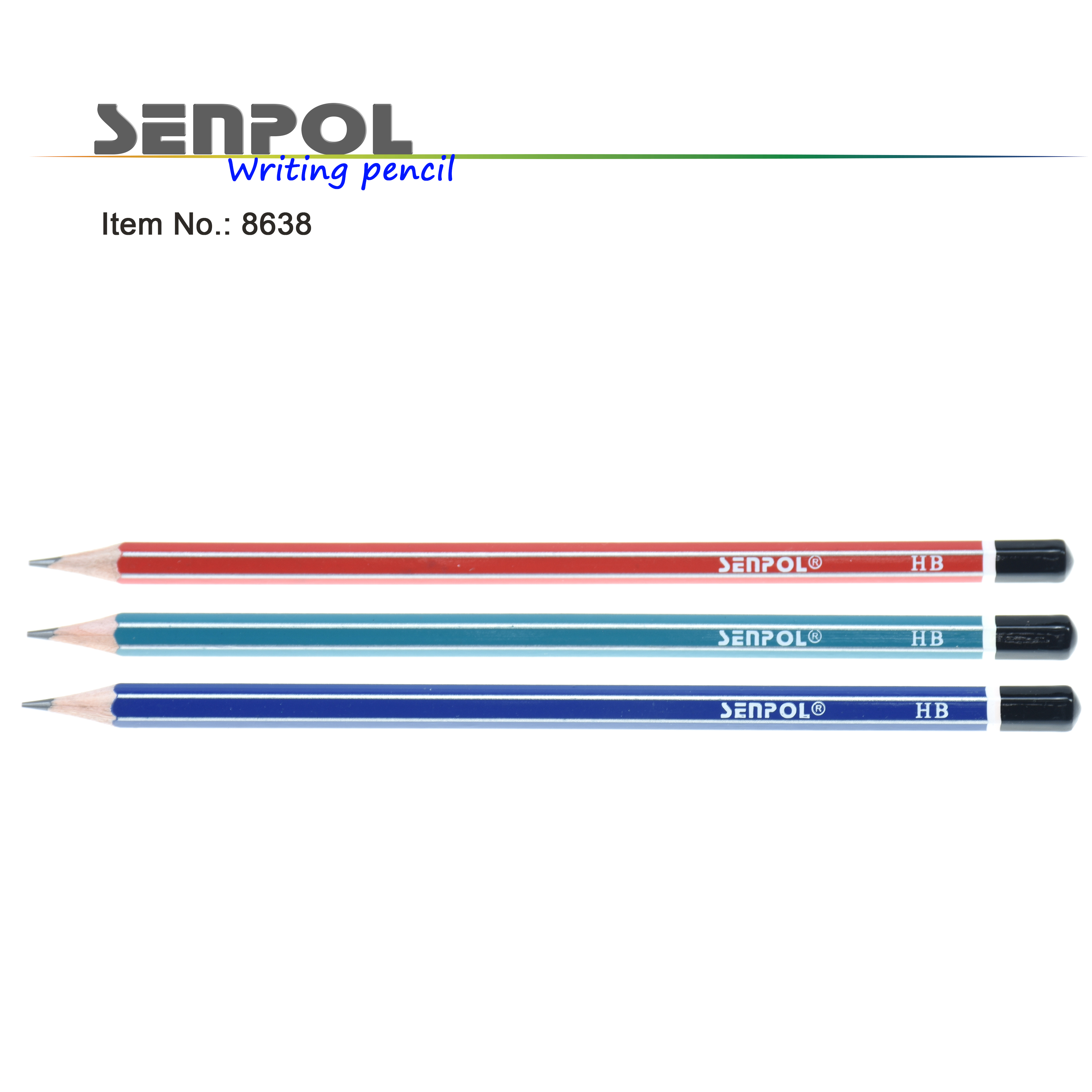 graphite HB pencil with dipping end