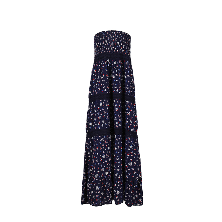strapless maxi dress