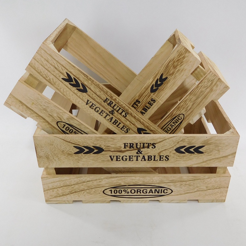 Wood crate