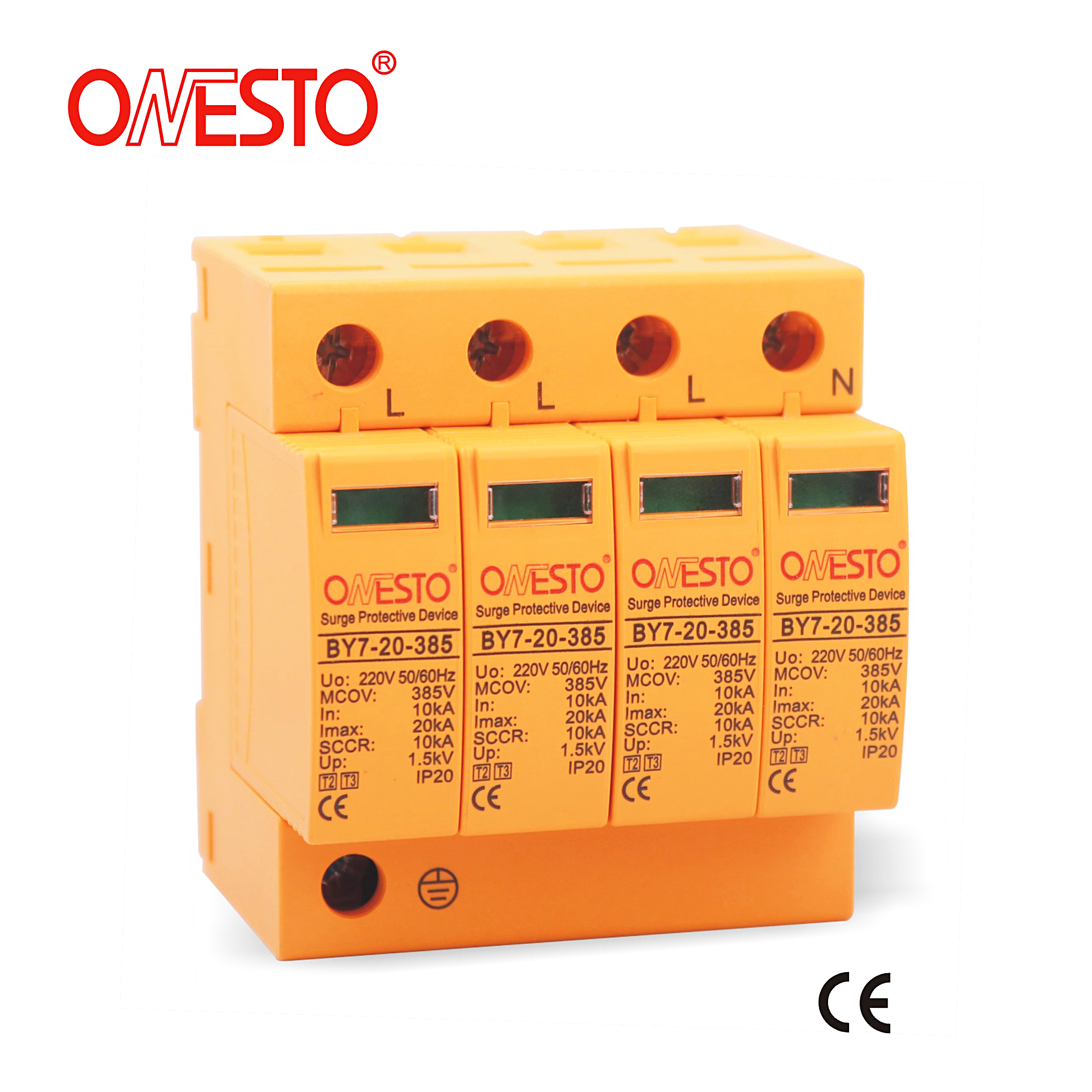 Onesto SPD Surge protective device BY7-20/4-385