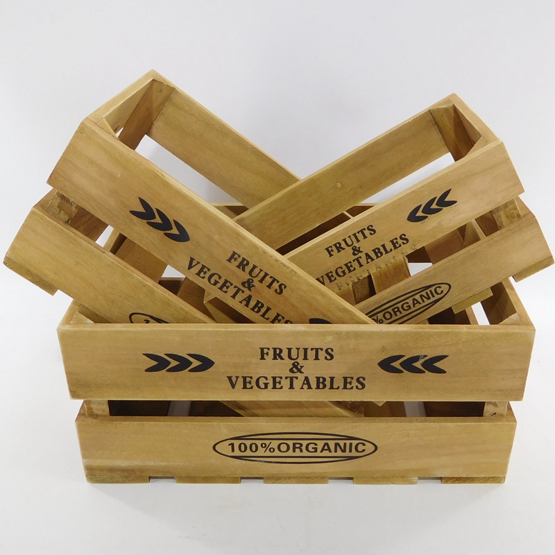 Wood crate
