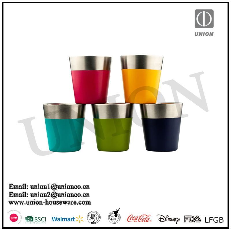 12 oz Double Wall Vacuum Insulated Stainless steel half-painting mug