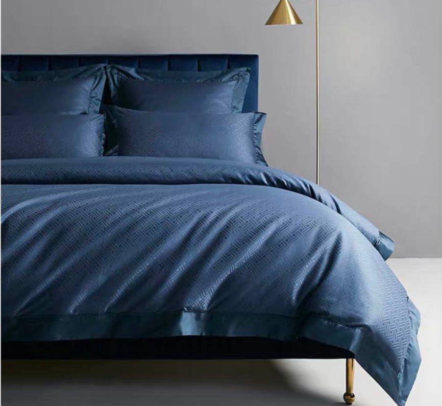 Embossed microfiber sheet set