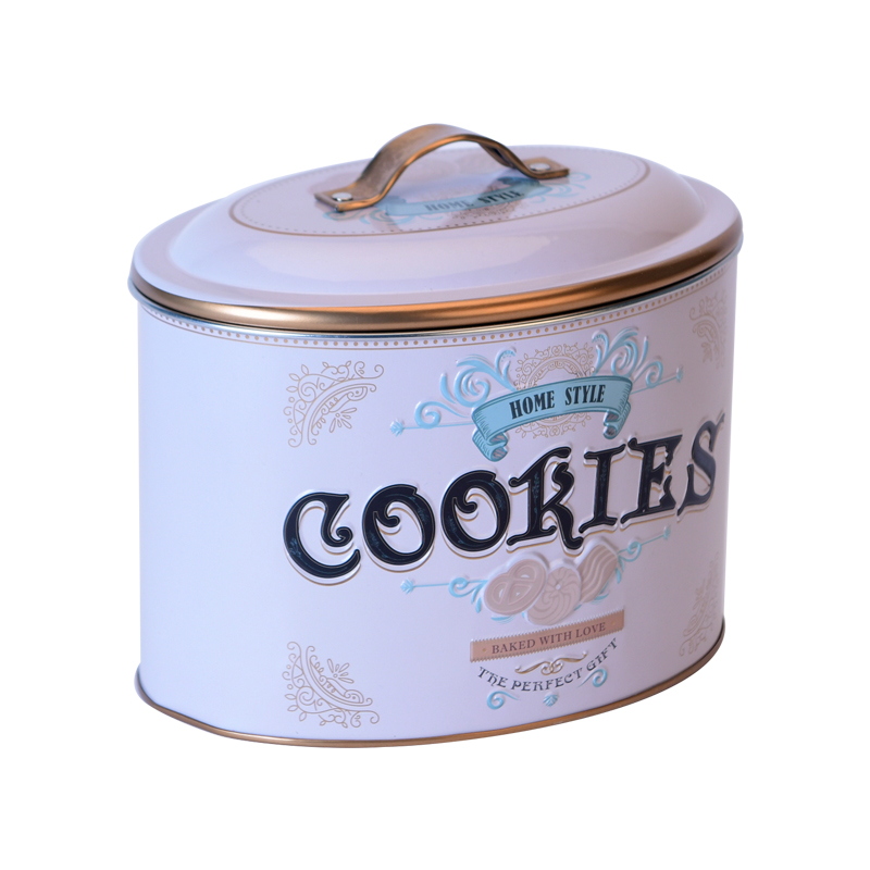 Recyclable Material Square Tin Boxes Cans Metal Packaging for Cookie Biscuits