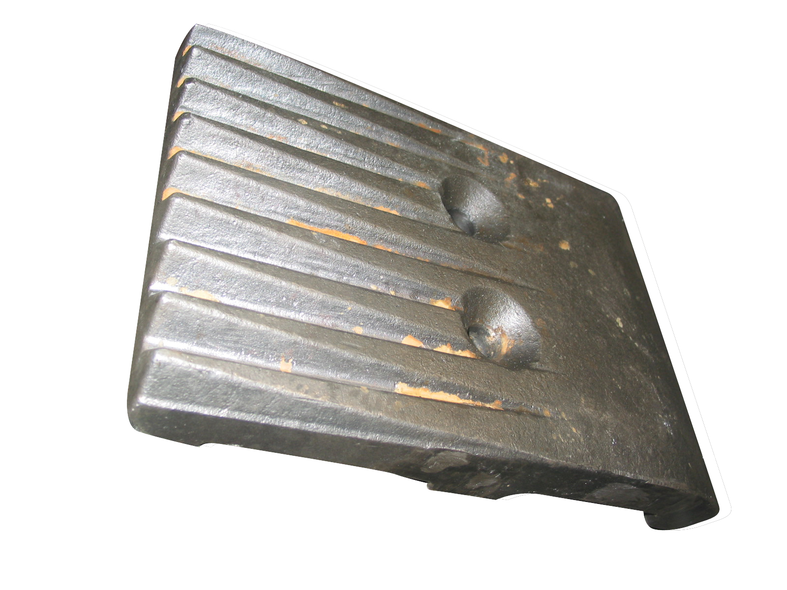 【BT】small lab jaw plate 300*200*45mm in high chrome and high maganese, wear plate for lab grinding