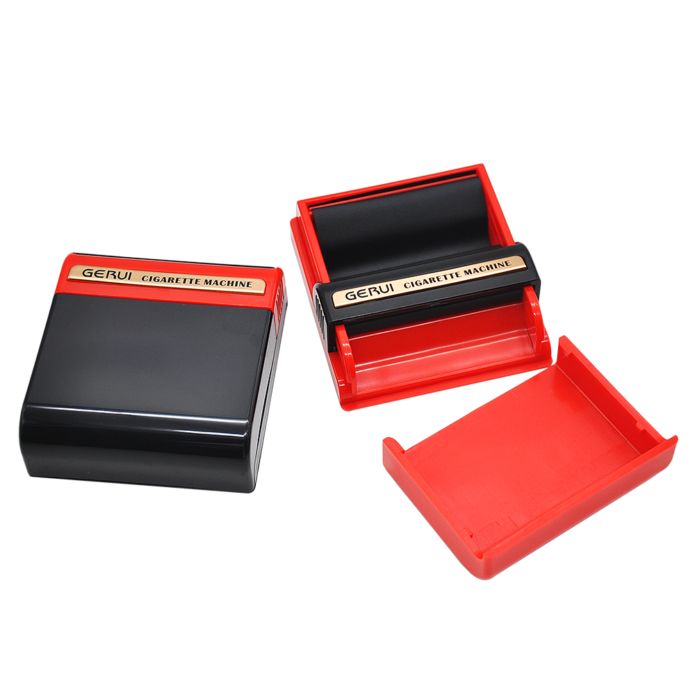 Plastic Material 84*92*29mm Automatic Cigarette Tobacco Roller Rolling Machine Box Case For 70mm Papers