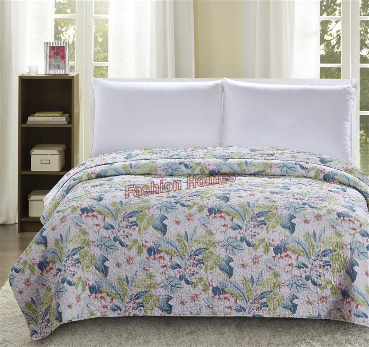 Printed quilt set