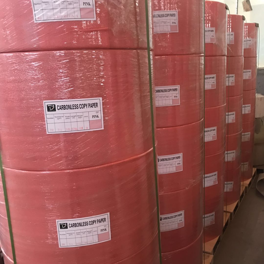 Carbonless paper,NCR Paper jumbo roll 241x6000m