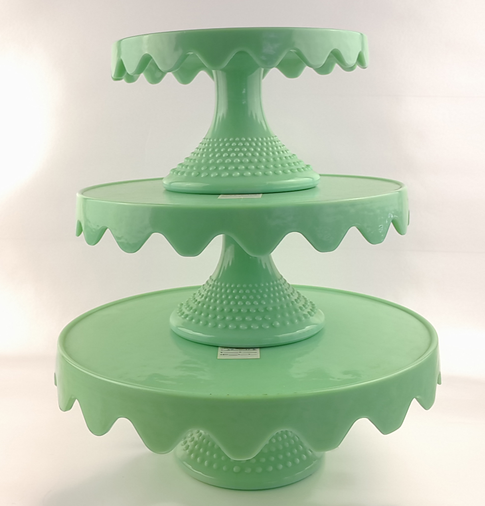 Milk Glass Cake Stand