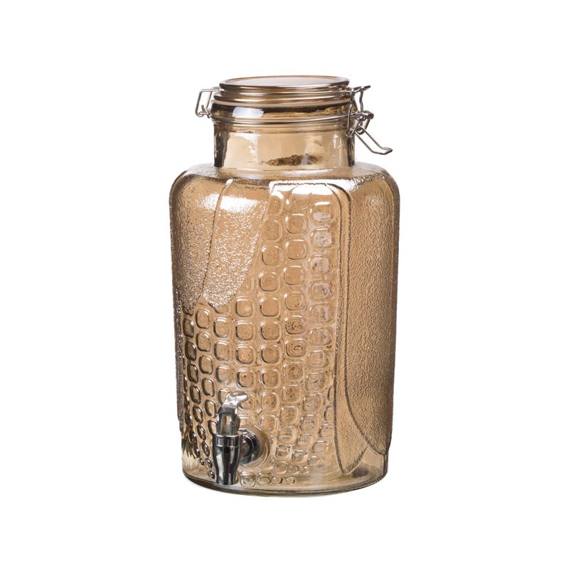 CORN Dispenser 6L with plating amber color