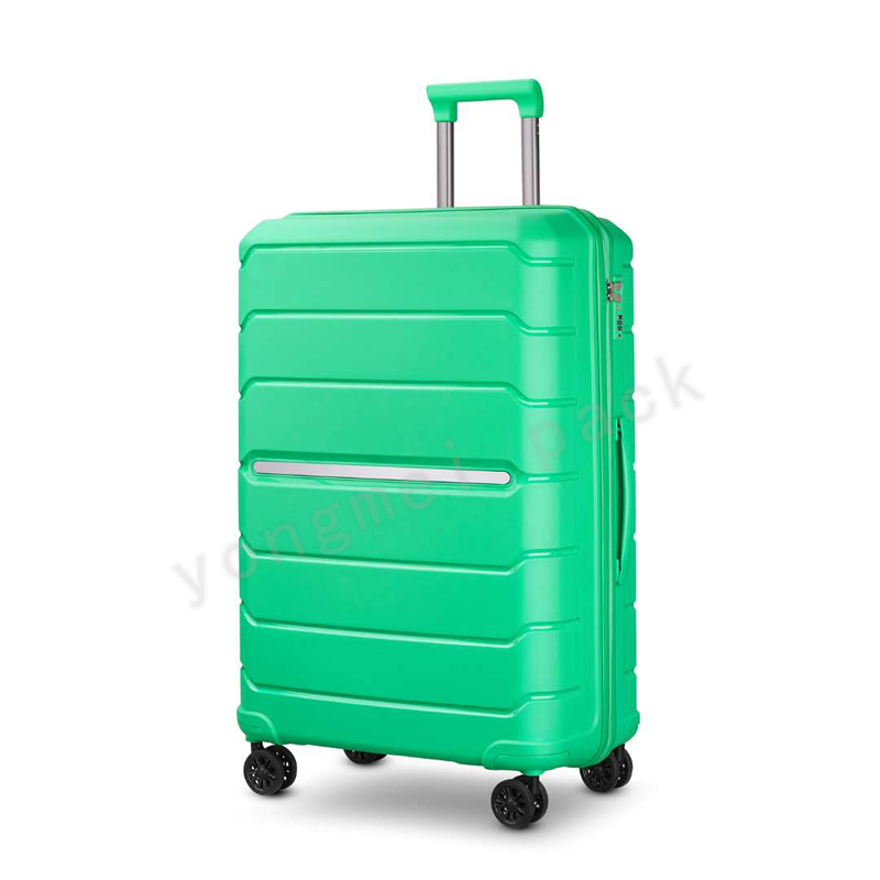 Fashion horizontal PP suitcase