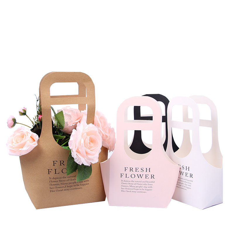 Fold flower bag paper bag