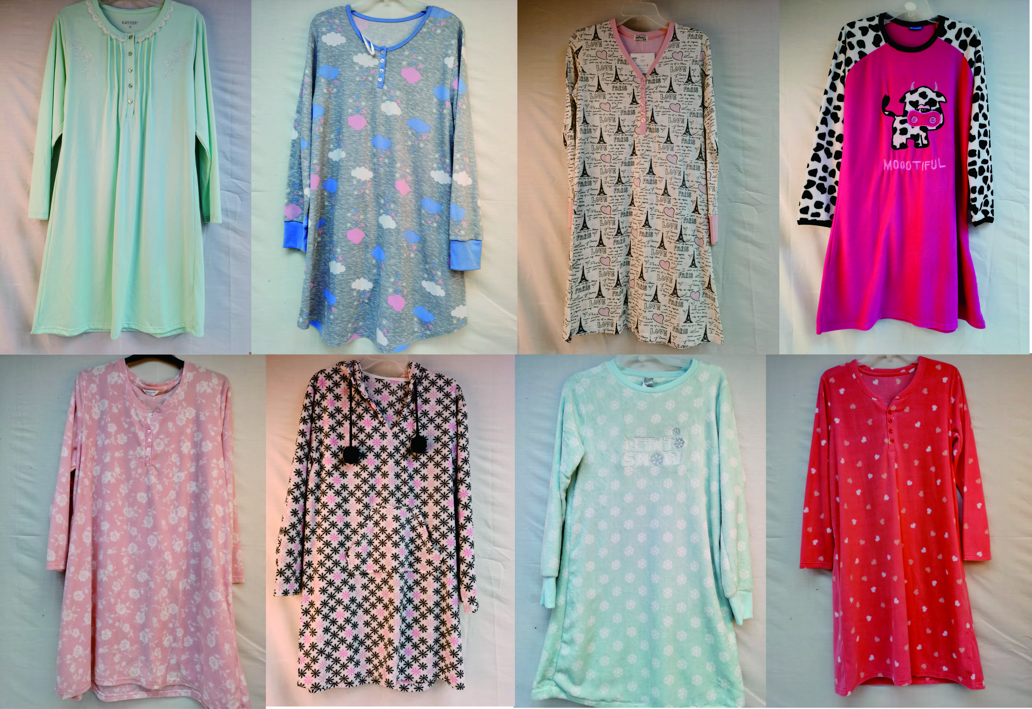 Ladies microfleece nightdress