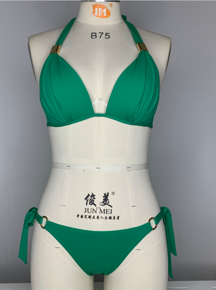 Adjustable Slide Triangle Top&Side Tie Hipster Bottom
