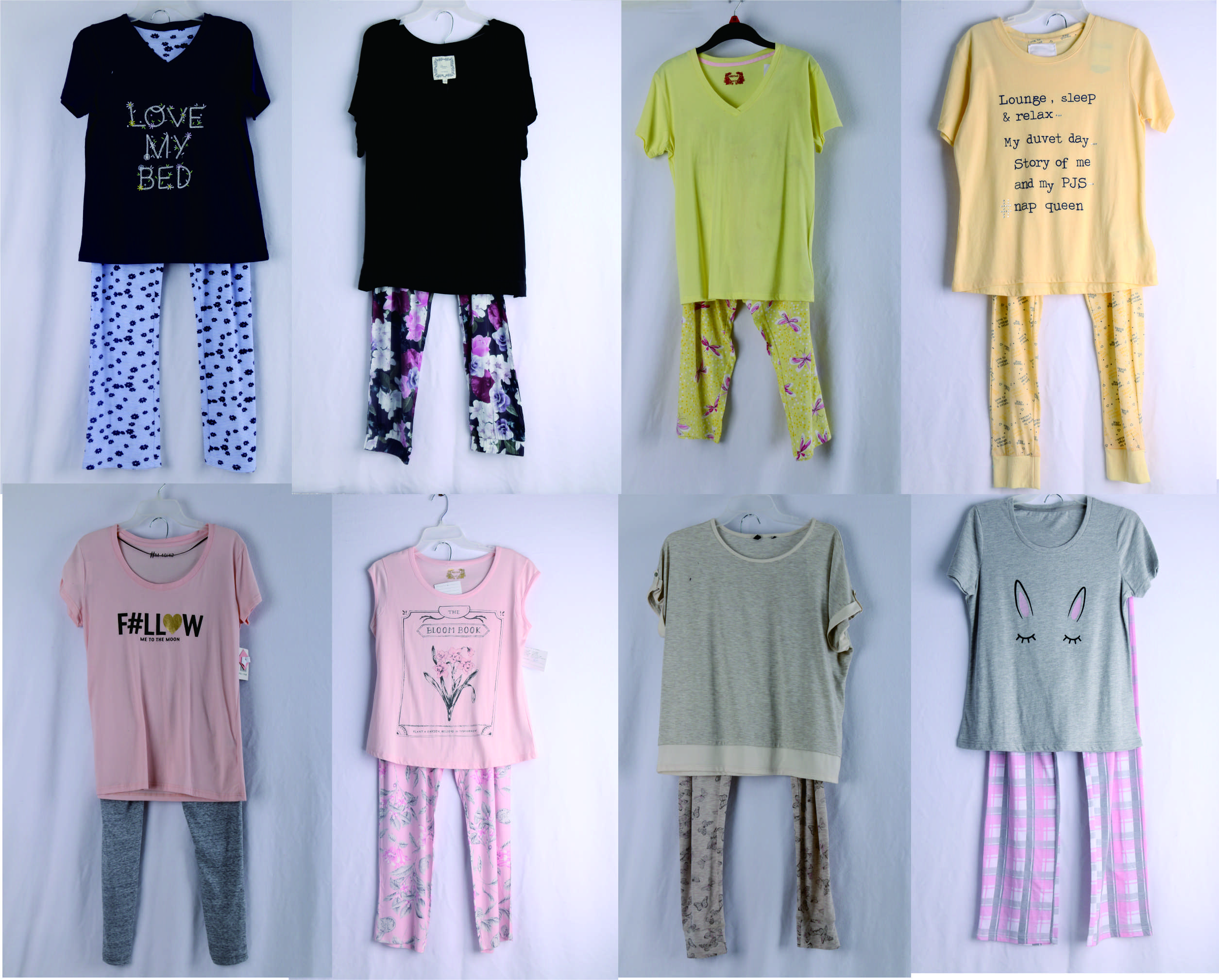 Ladies knitted pajama set