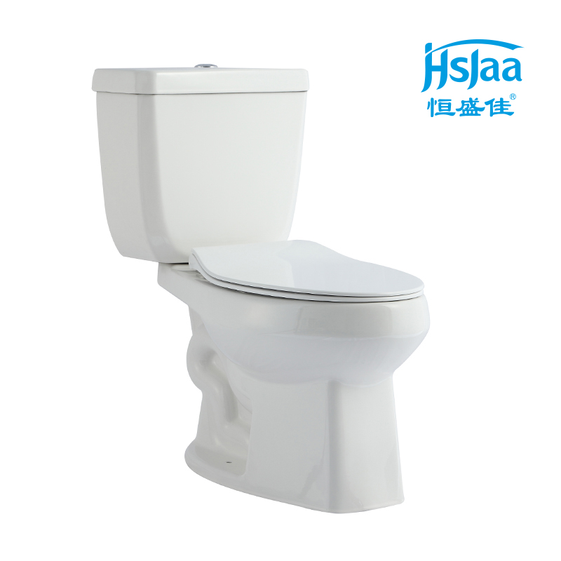 Factory supply s-trap ceramic siphonic two pieces toilet elongated bowl with cheap price