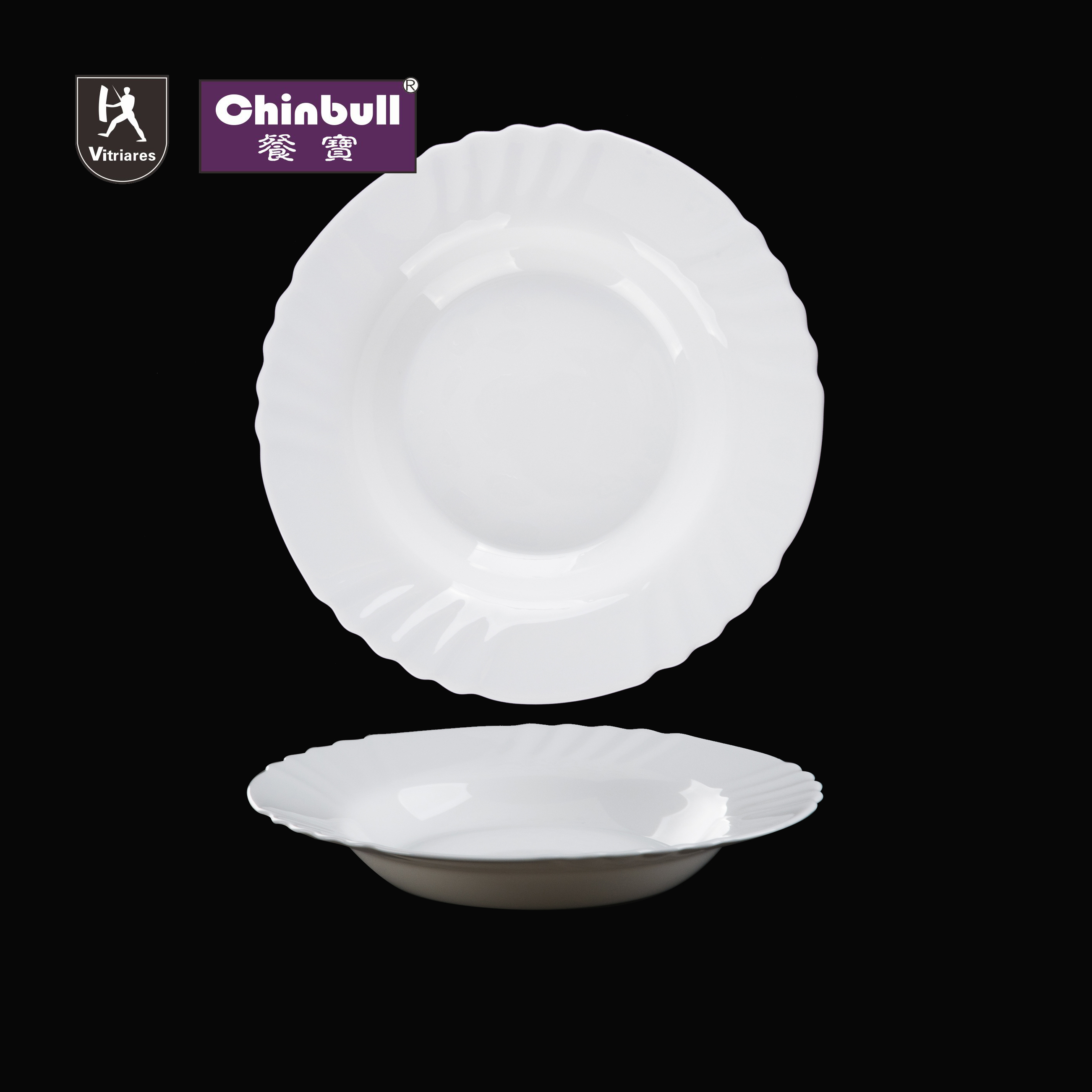 soup plate(opal glassware)